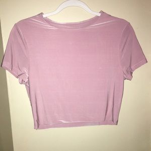 Cute light pink top.